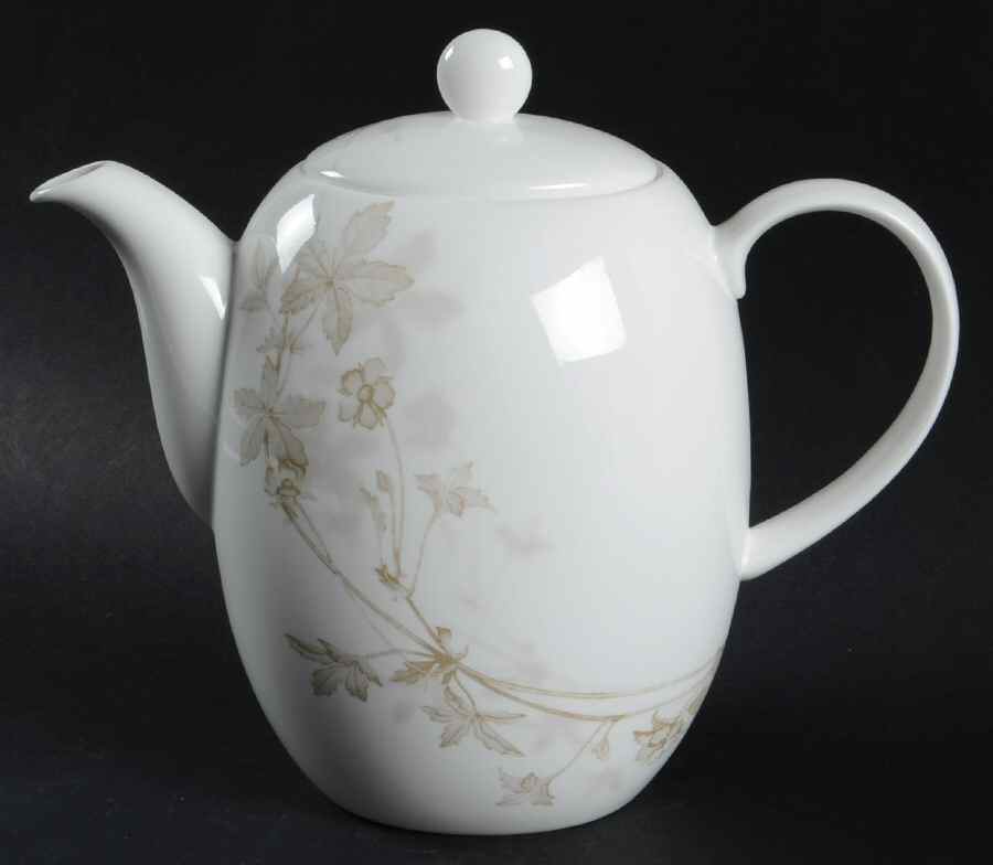 Floral Mist Coffee Pot & Lid by Mikasa-1