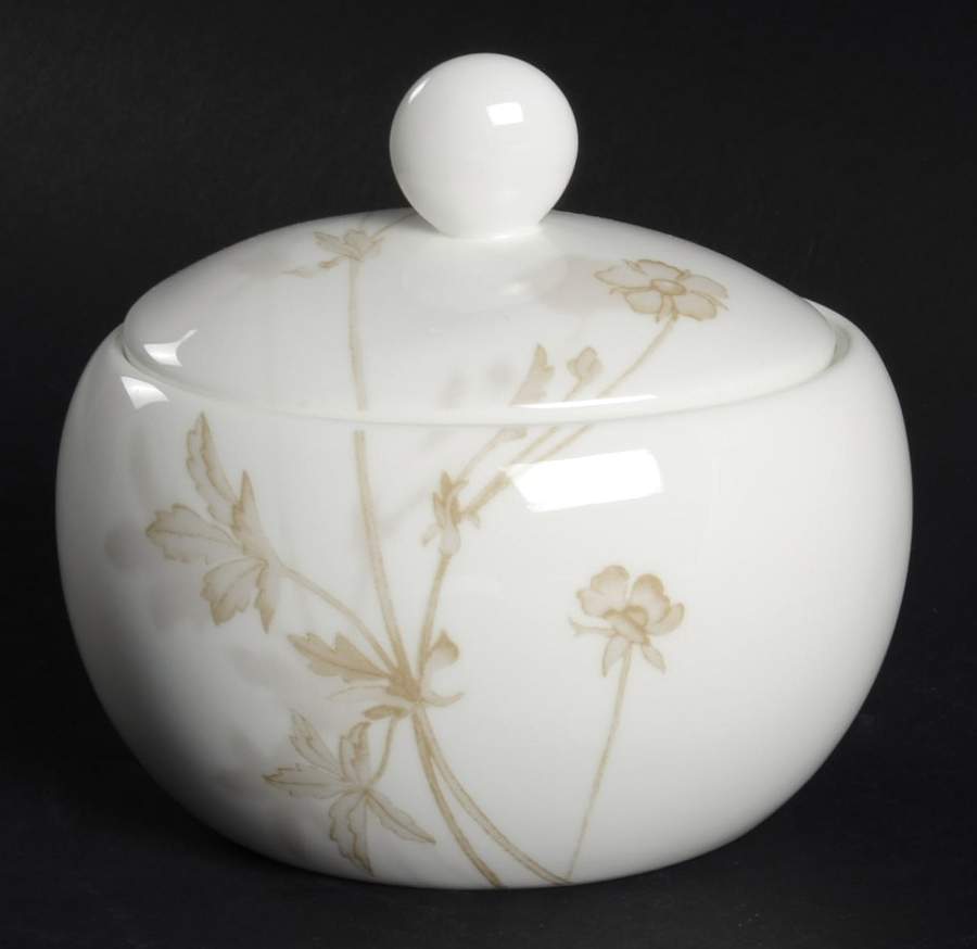 Floral Mist Sugar Bowl & Lid by Mikasa-1