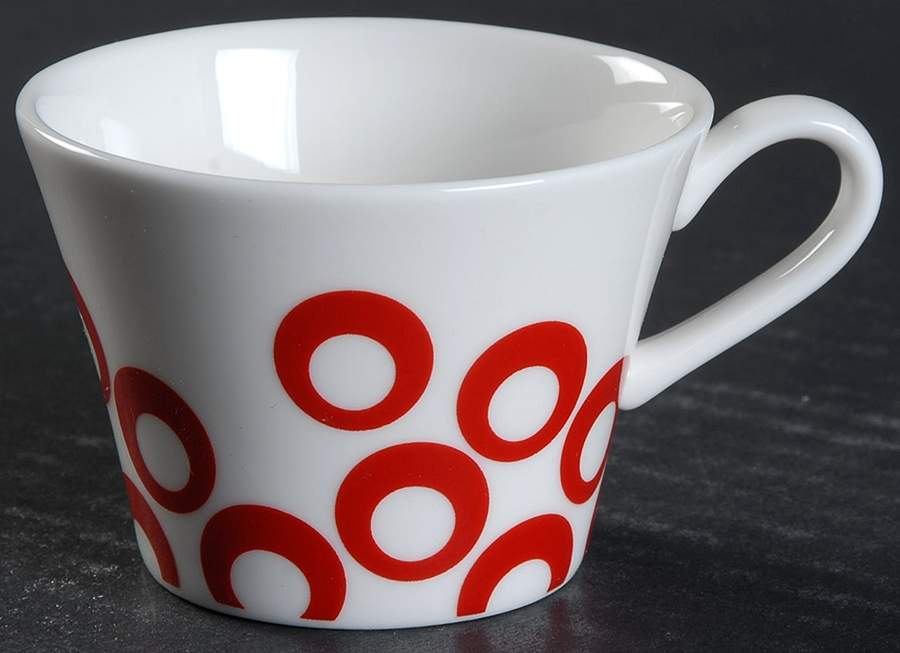Circle Chic Red Espresso Cup by Mikasa-1