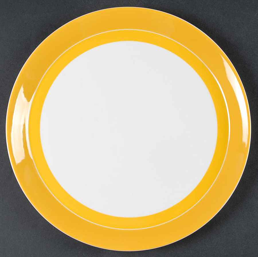 Circle Chic Yellow Dinner Plate by Mikasa-1