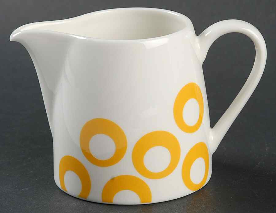 Circle Chic Yellow Creamer by Mikasa-1