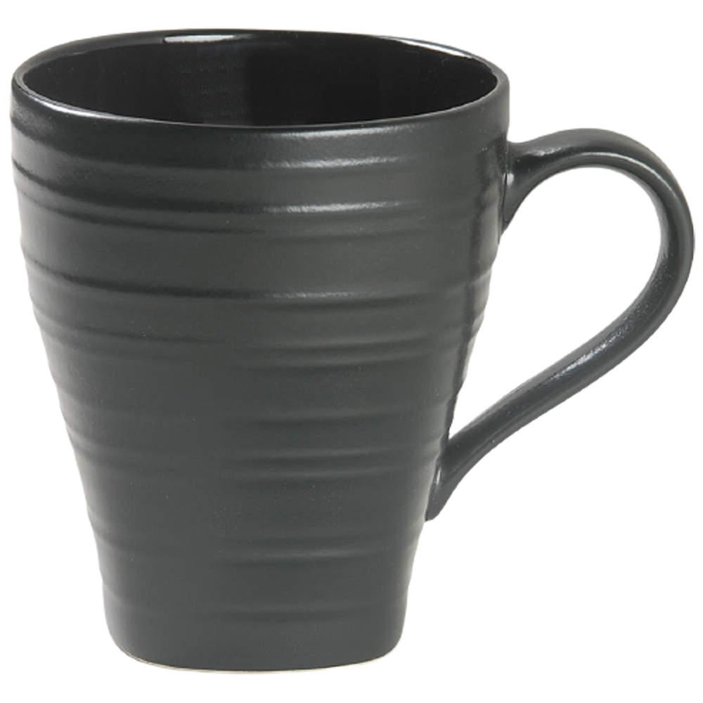 Swirl Square Black Mug by Mikasa-1