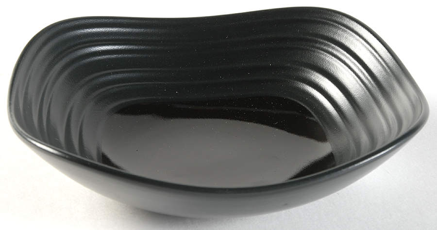 Swirl Square Black Fruit/Dessert (Sauce) Bowl by Mikasa-1