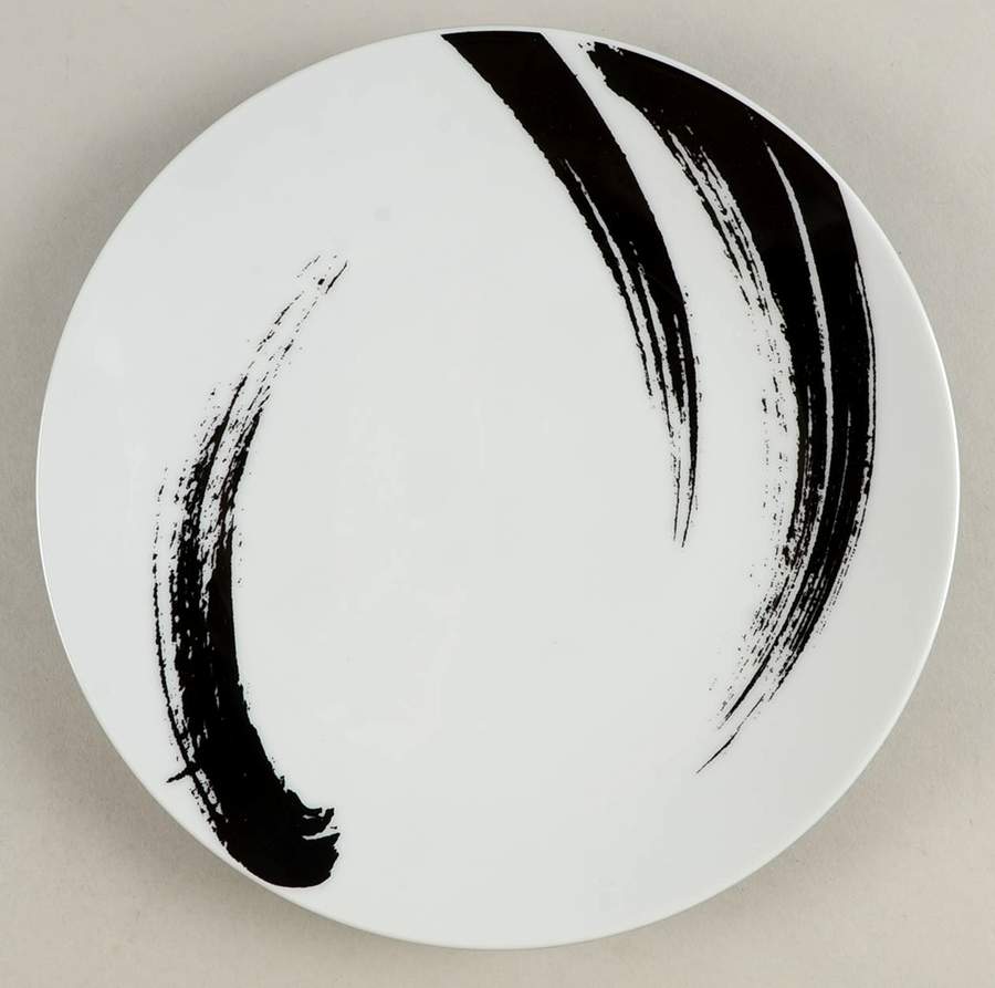 Brushstroke Accent Luncheon Plate by Mikasa-1