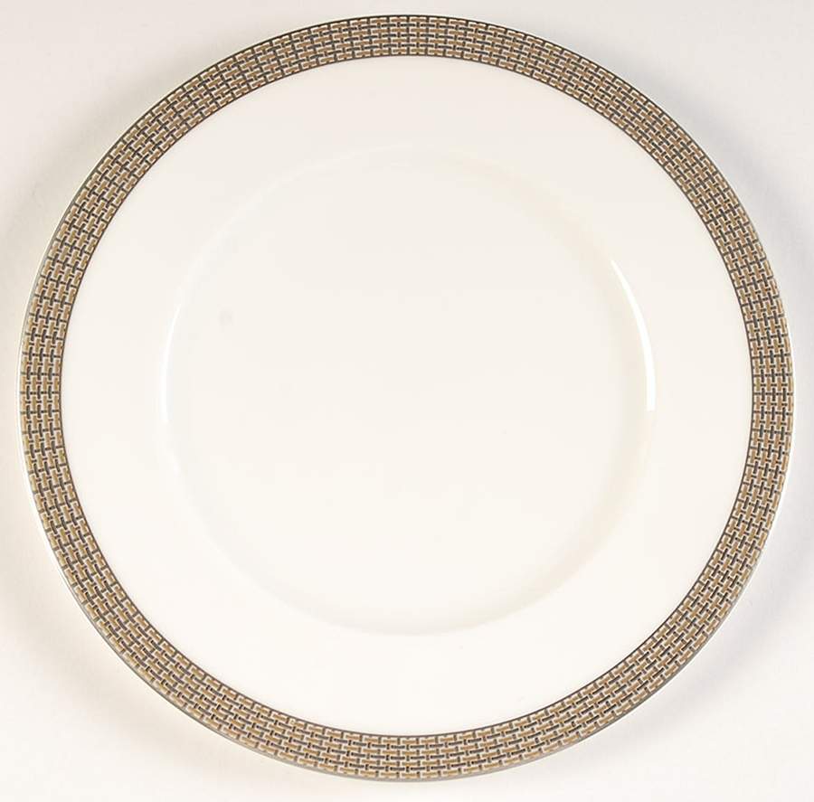Woven Cable Gold Salad Plate by Mikasa-1