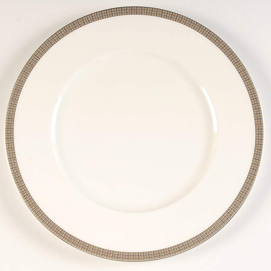 Woven Cable Gold Dinner Plate by Mikasa-1