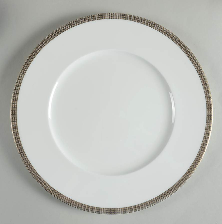 Woven Cable Gold Service Plate (Charger) by Mikasa-1