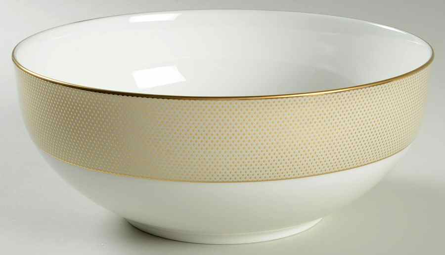 Confetti Gold 8" Round Vegetable Bowl by Mikasa-1