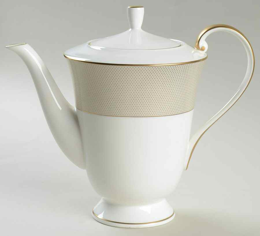 Confetti Gold Coffee Pot & Lid by Mikasa-1