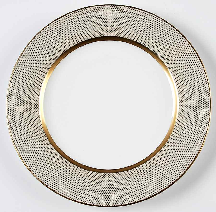Confetti Gold Salad Plate by Mikasa-1