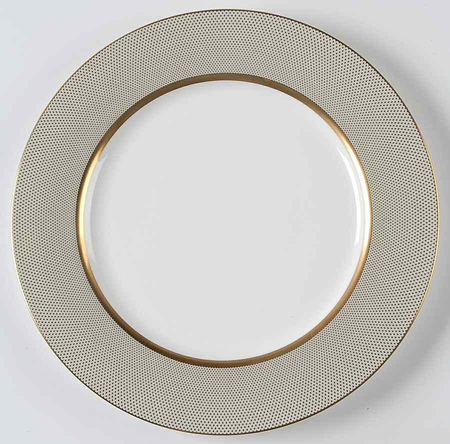 Confetti Gold Dinner Plate by Mikasa-1