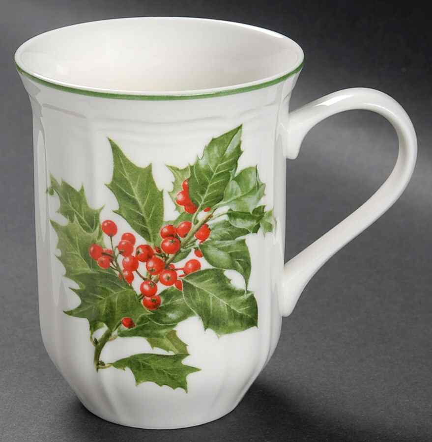Antique White Holiday Mug by Mikasa-1