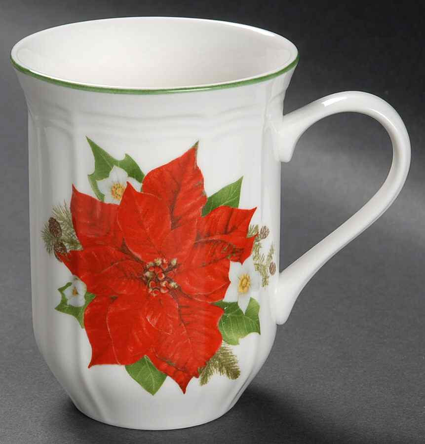 Antique White Holiday Mug by Mikasa-1
