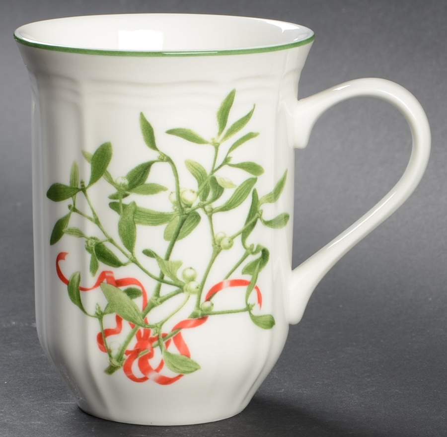 Antique White Holiday Mug by Mikasa-1