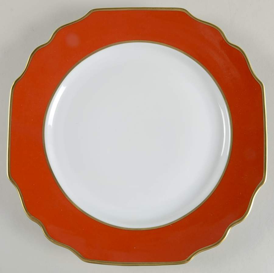 Scroll Dinner Plate by Mottahedeh-1
