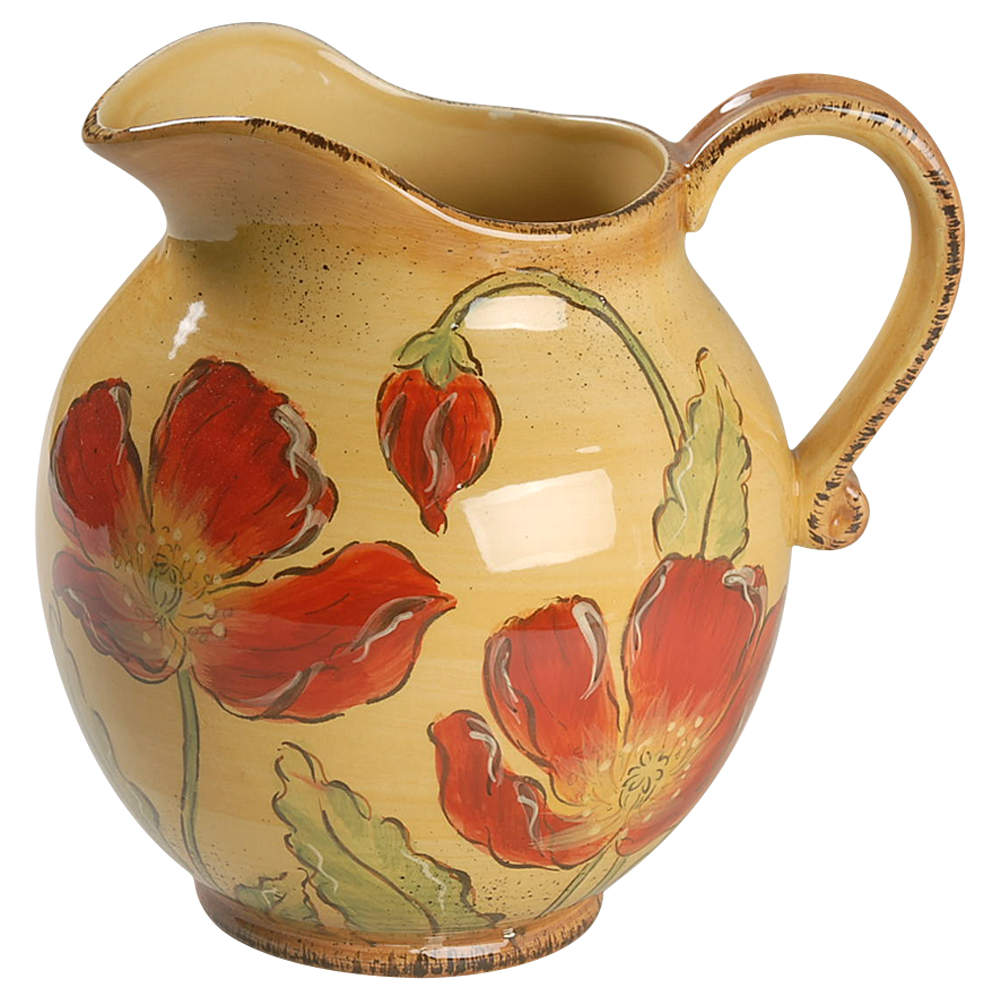 Poppy Splatter 96 Oz Pitcher by Maxcera Corp-1