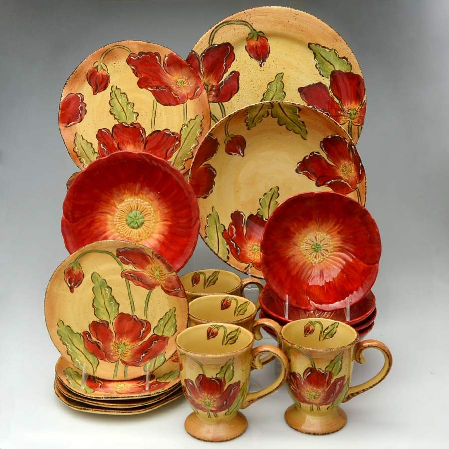 Poppy Splatter 19 Piece Set by Maxcera Corp-1