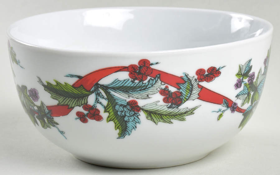 Holiday Garden Soup/Cereal Bowl by Martha Stewart-1