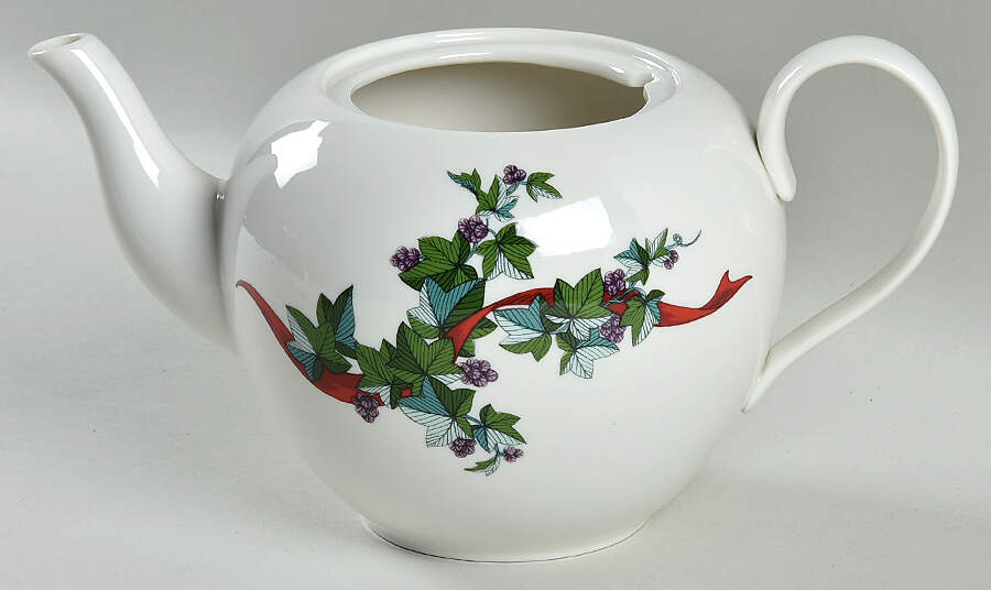 Holiday Garden Teapot No Lid by Martha Stewart-1