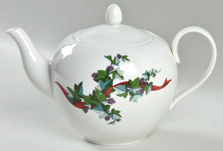 Holiday Garden Teapot & Lid by Martha Stewart-1