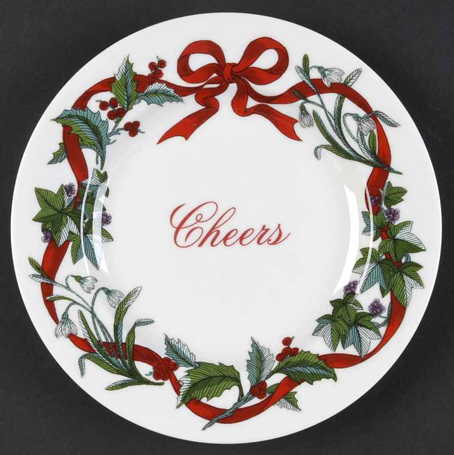 Holiday Garden Canape Plate by Martha Stewart-1
