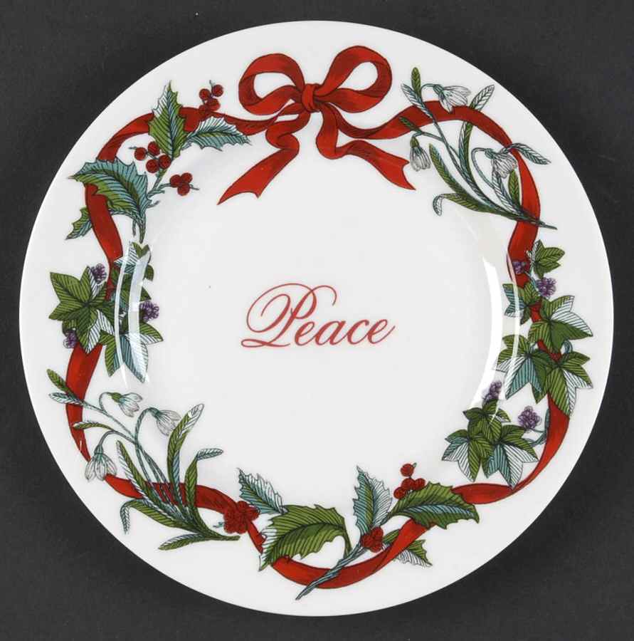 Holiday Garden Canape Plate by Martha Stewart-1