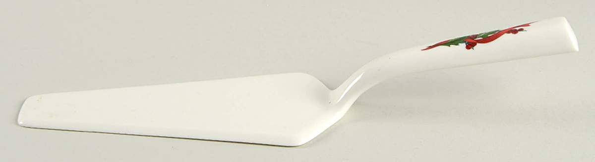 Holiday Garden Solid Ceramic Pie/Cake Server by Martha Stewart-1