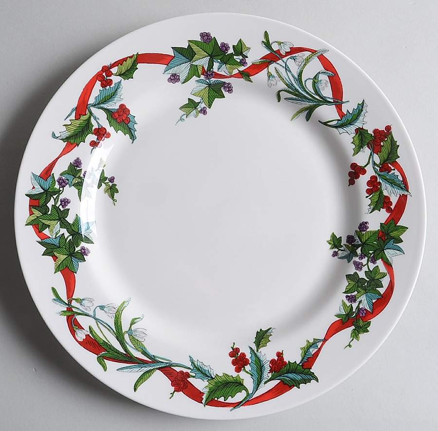 Holiday Garden Dinner Plate by Martha Stewart-1