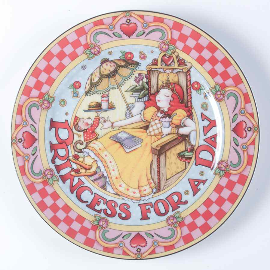 Princess for a Day Dinner Plate by Mary Engelbreit-1