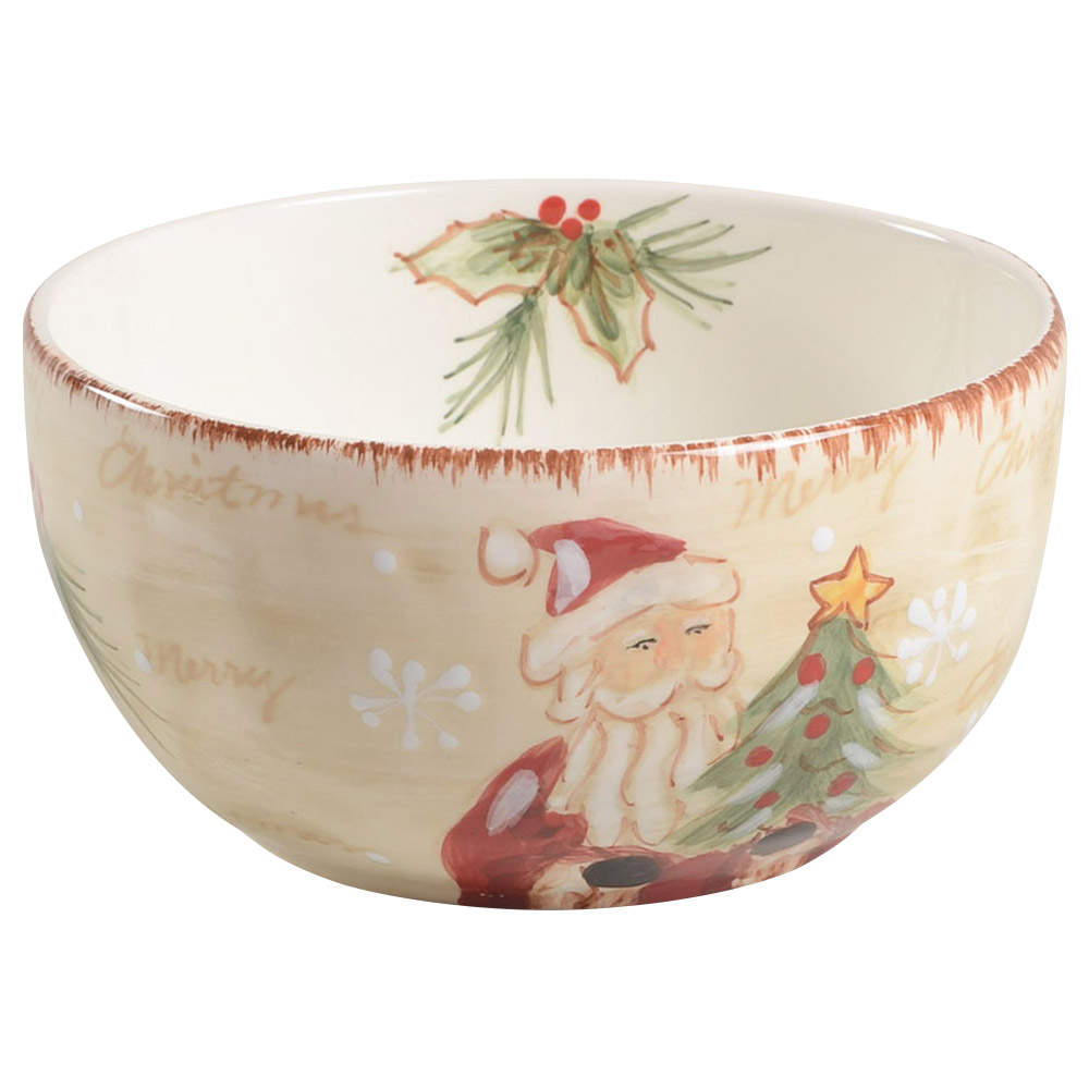 Woodland Santa Soup/Cereal Bowl by Maxcera Corp-1