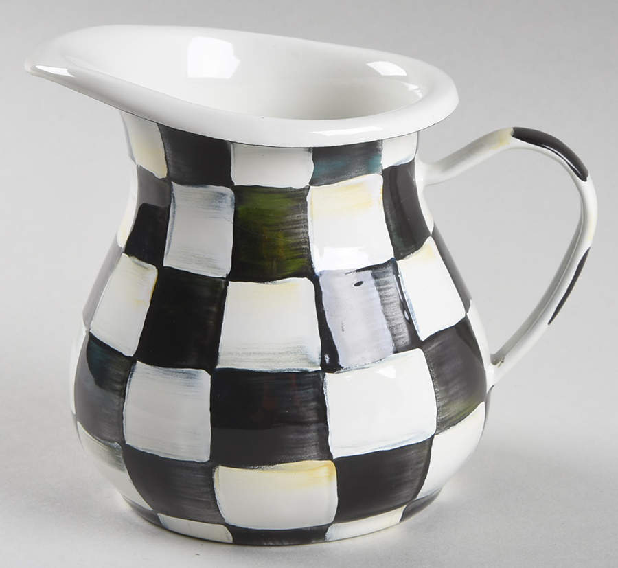 Courtly Check (Enamelware) Creamer by MacKenzie-Childs-1