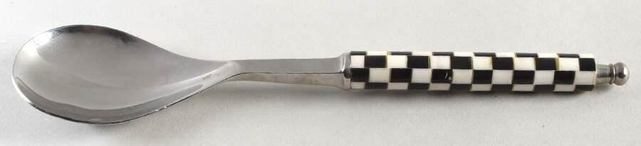 Courtly Check (Enamelware) Serving Spoon by MacKenzie-Childs-1