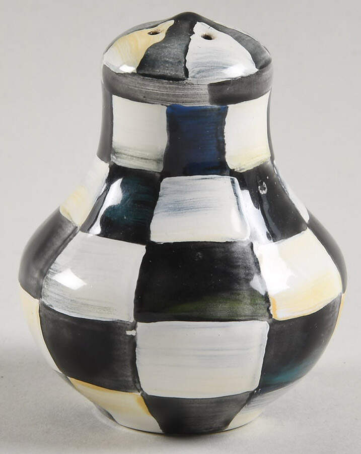 Courtly Check (Enamelware) Salt Shaker by MacKenzie-Childs-1