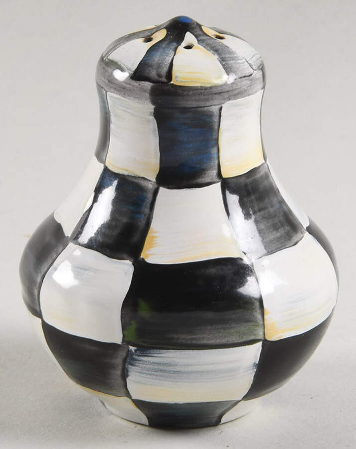Courtly Check (Enamelware) Pepper Shaker by MacKenzie-Childs-1