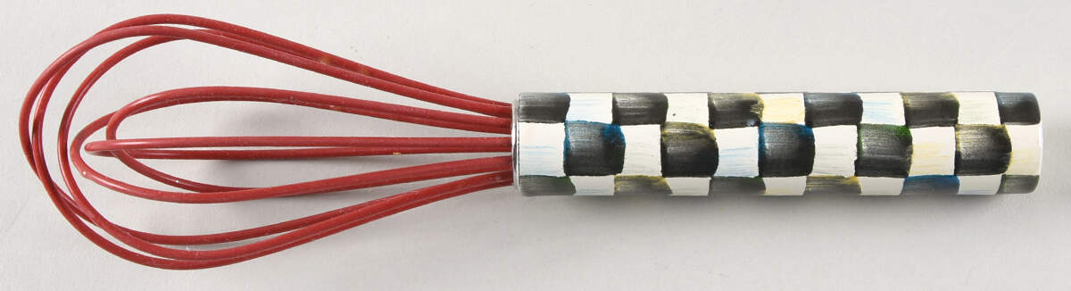 Courtly Check (Enamelware) Whisk w/Stainless Wires by MacKenzie-Childs-1
