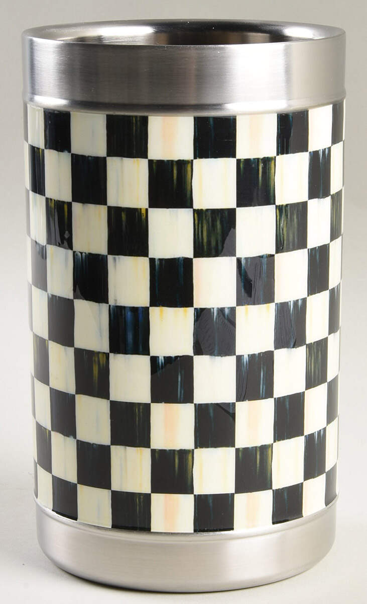 Courtly Check (Enamelware) Wine Cooler by MacKenzie-Childs-1