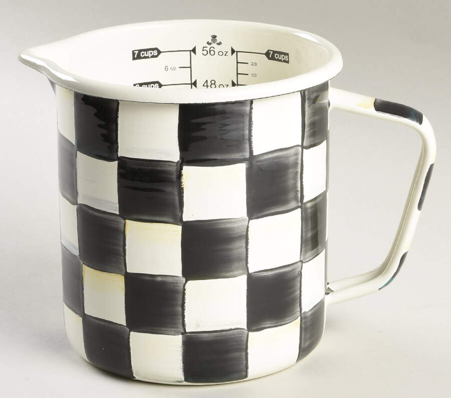 Courtly Check (Enamelware) Measuring Cup by MacKenzie-Childs-1