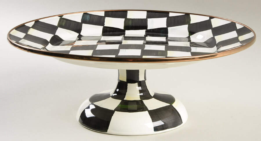 Courtly Check (Enamelware) Cupcake Stand by MacKenzie-Childs-1
