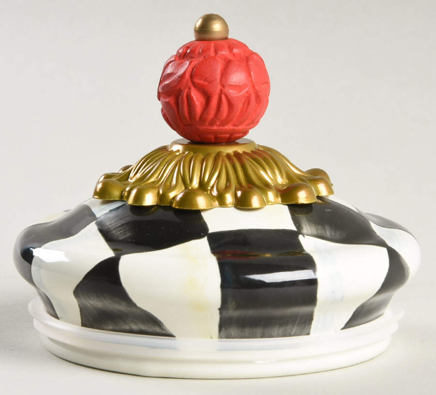 Courtly Check (Enamelware) Lid for Demi Canister by MacKenzie-Childs-1