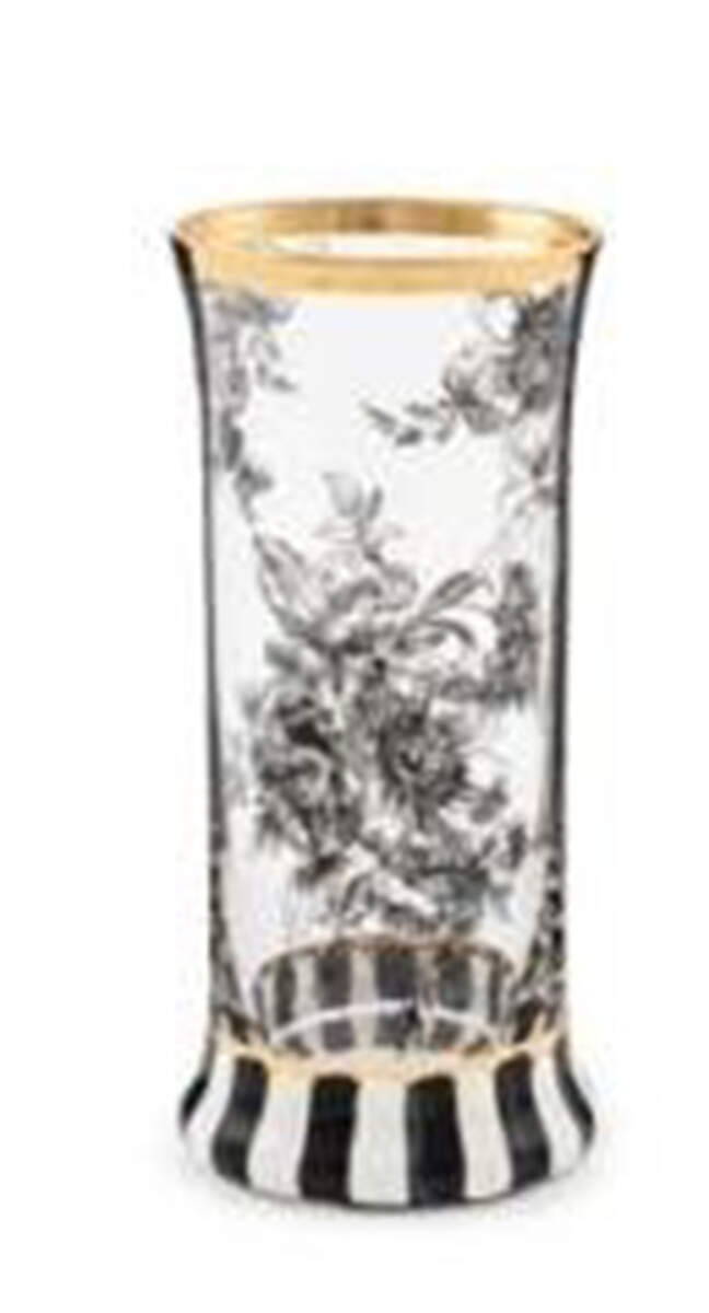Courtly Check (Enamelware) Glassware Highball by MacKenzie-Childs-1