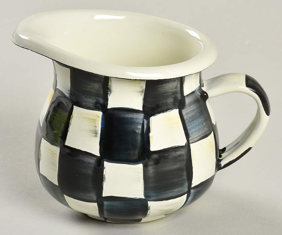 Courtly Check (Enamelware) Mini Creamer by MacKenzie-Childs-1