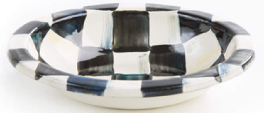 Courtly Check (Enamelware) Soap Dish by MacKenzie-Childs-1