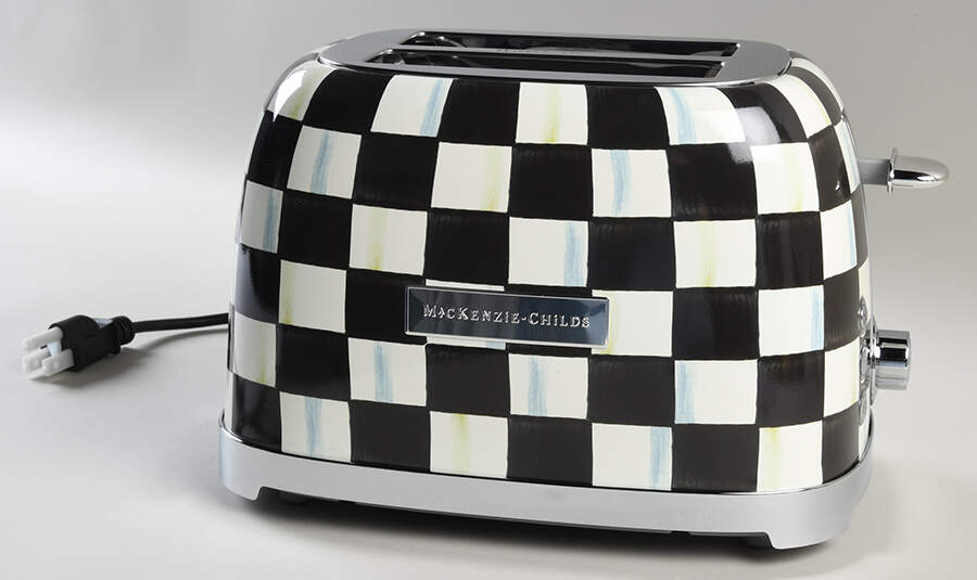 Courtly Check (Enamelware) Electric Toaster by MacKenzie-Childs-1