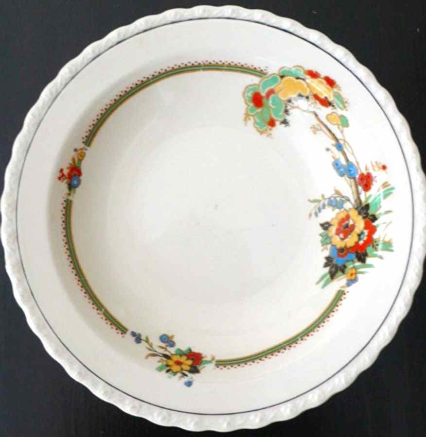 MYO135 Rim Soup Bowl by Myott Staffordshire-1