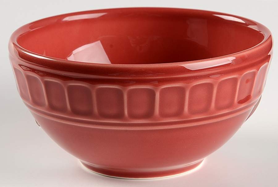 Venice Red Coupe Cereal Bowl by Matceramica-1