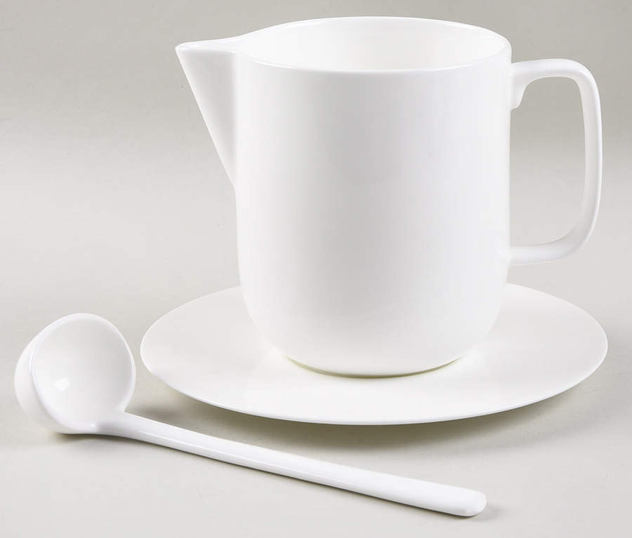 Hotel Collection Sauce Boat & Underplate with Ladle by Macy's (China)-1