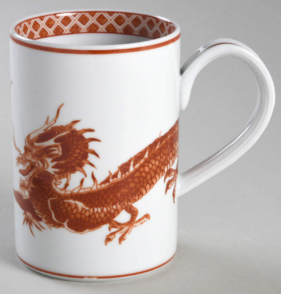 Red Dragon Mug by Mottahedeh-1