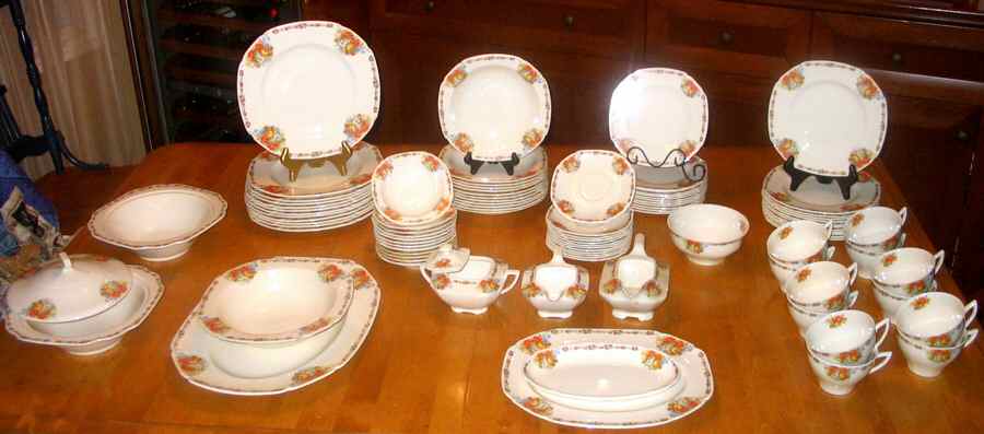 MAD227 Dinner Plate by John Maddock & Sons-1