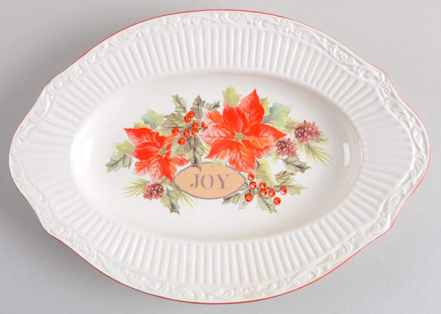 Italian Countryside Holiday 11" Oblong Serving Platter by Mikasa-1