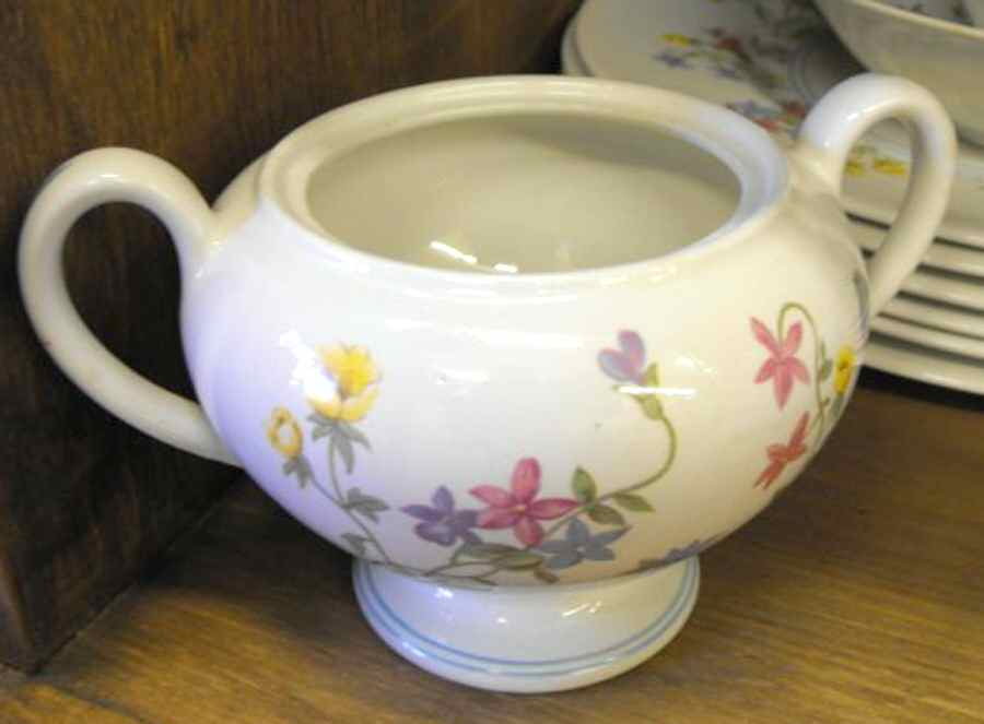 Prairie Flowers Sugar Bowl No Lid by Myott Staffordshire-1